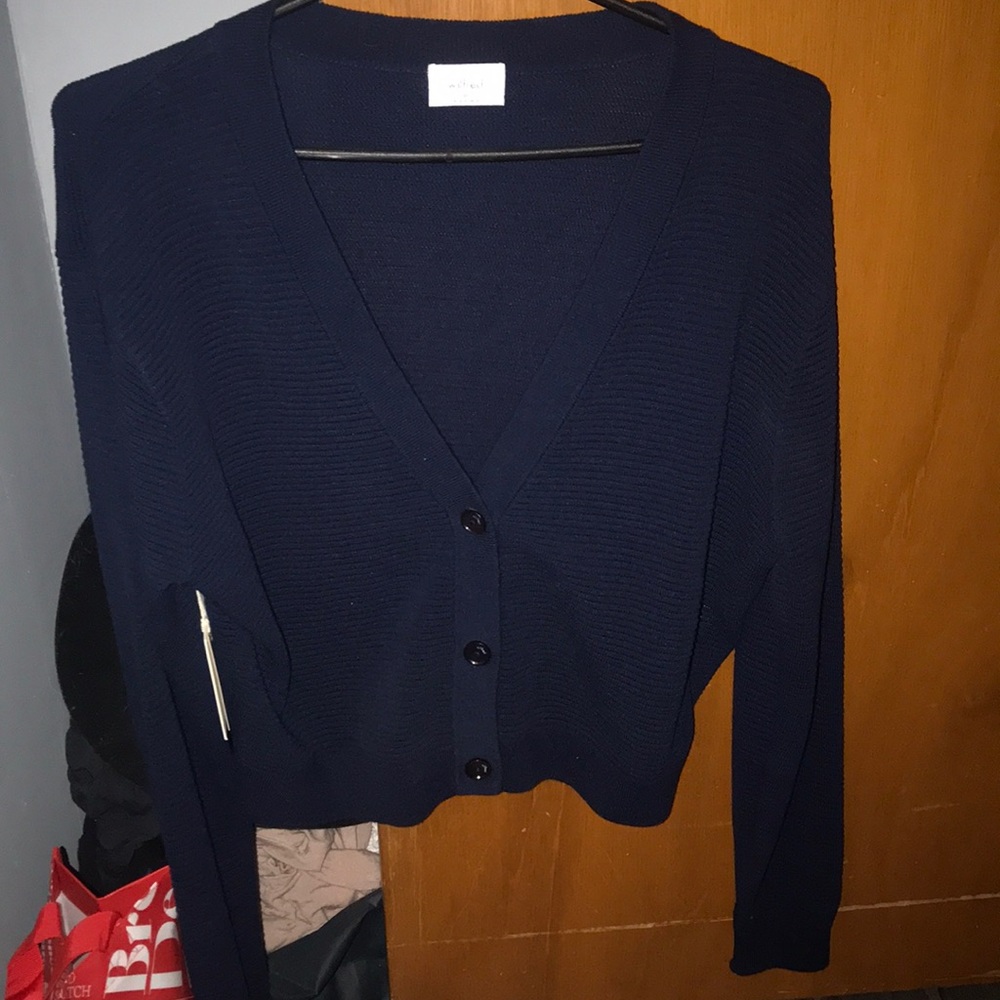 wilfred linen cardigan